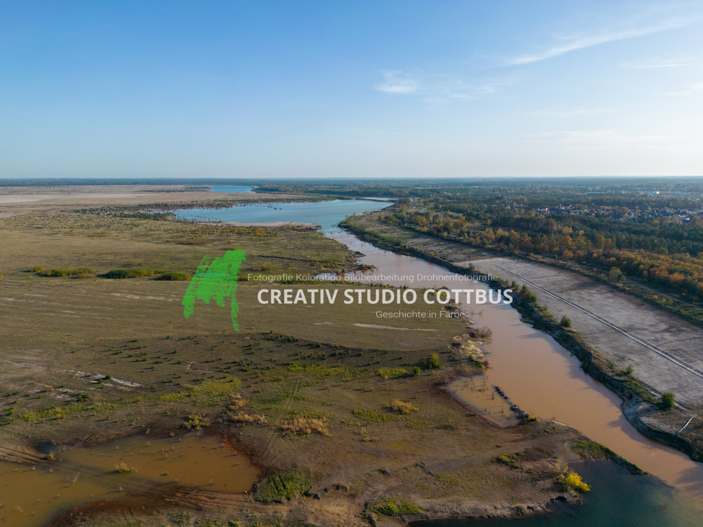 Cottbuser Ostsee | Der zukünftige Cottbuser Ostsee mit einer Teilbefüllung - Realisiert mit Pictrs.com