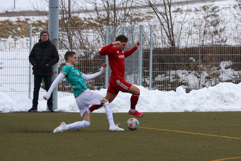 Heldenfingen-Buch_260131_7295 | SG Heldenfingen/Heuchlingen vs. TSV Buch, Fußball, Herren, Freundschaftsspiel, 2025/2026, 31.01.2026 in Söhnstetten, Kunstrasenplatz (Foto: Michael Bulling) - Realisiert mit Pictrs.com