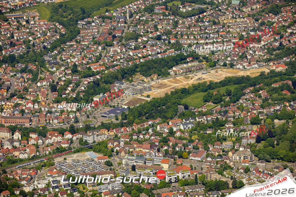Das Luftbild zeigt Gartenstrasse Backnang - Die Luftaufnahme wurde 2023 vom UL-Flugzeug aus erstellt ( keine Drohne ) - Hochauflösende Luftaufnahme - Für grossformatige Ausdrucke geeignet. Die Geschenkidee !Mit Lizenz und Bildrechte bestellbar