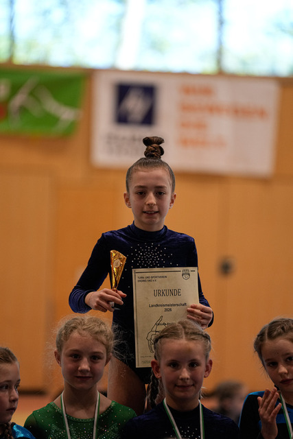 20260425 Gerätturnen  Vormittag Siegerehrung | Landkreismeisterschaften Erding 2026Datum: 20260425Ort: Erding(DE) - Sempt-Sport-HalleFotograf: Christian Habel