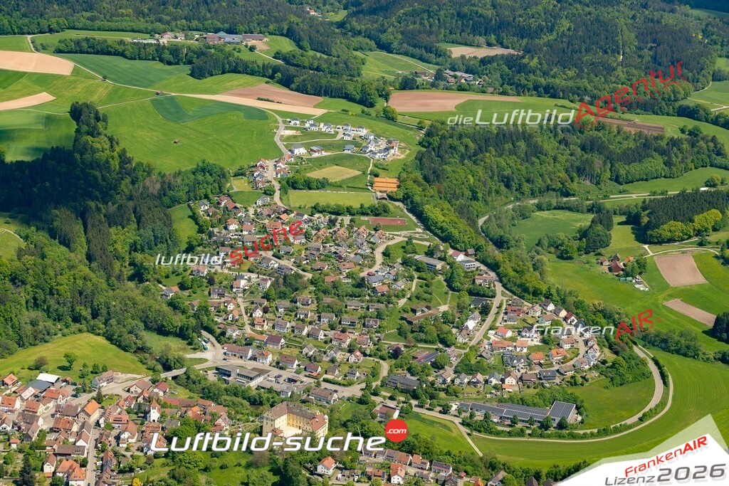 Untergröningen Abtsgmünd Bild- Das Luftbild wurde 2025 vom UL-Flugzeug heraus erstellt ( keine Drohnen Bilder! ) - Hochauflösende Luftaufnahme -Nicht vergleichbar mit Google Maps oder Satelittenbilder- Die Geschenkidee !Mit Lizenz und Bildrechte bestellbar