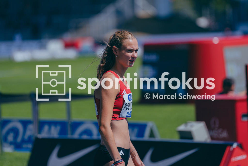 Deutsche Meisterschaften der Frauen und Männer 2026 | Finja Ponndorf, Eintracht Frankfurt e.V., U20 4x400-Meter-Staffel, Deutsche Meisterschaften der Frauen und Männer 2026, Lohrheidestadion Bochum-Wattenscheid, 25.07.2026. Foto: Marcel Schwering / sportimfokus - Realisiert mit Pictrs.com