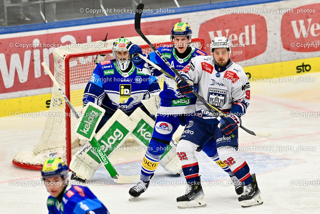 EC IDM WÄRMEPUMPEN VSV vs. HYDRO FEHERVAR AV 19 | #1 LAMOUREUX JEAN PHILIPPE EC VSV, #77 LINDNER Philipp EC VSV, #92 Kuralt Anze HYDRO FEHERVAR, EC IDM WÄRMEPUMPEN VSV vs. HYDRO FEHERVAR AV 19, EC IDM WÄRMEPUMPEN VSV vs. HYDRO FEHERVAR AV 19 am 20.11.2024 in Villach (Stadthalle Villach), Austria, (Photo by Bernd Stefan)