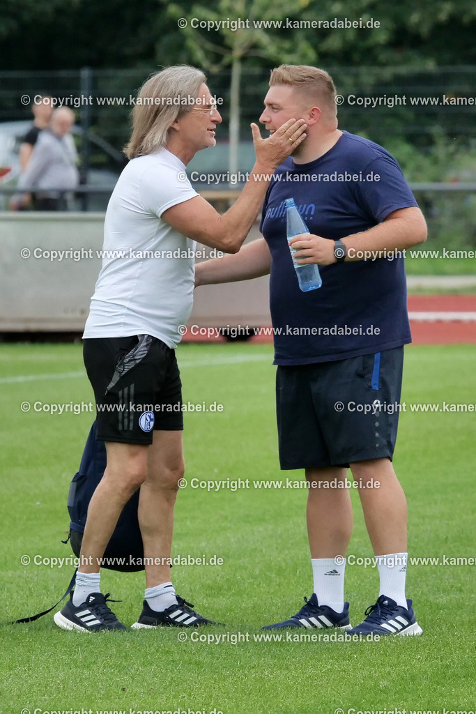 Fußball : Testspiel : SuS 09 Dinslaken - Schalke 04 U 19 am 25.07.2024 | Foto : Jochen Emde / www.kameradabei.de - Realisiert mit Pictrs.com
