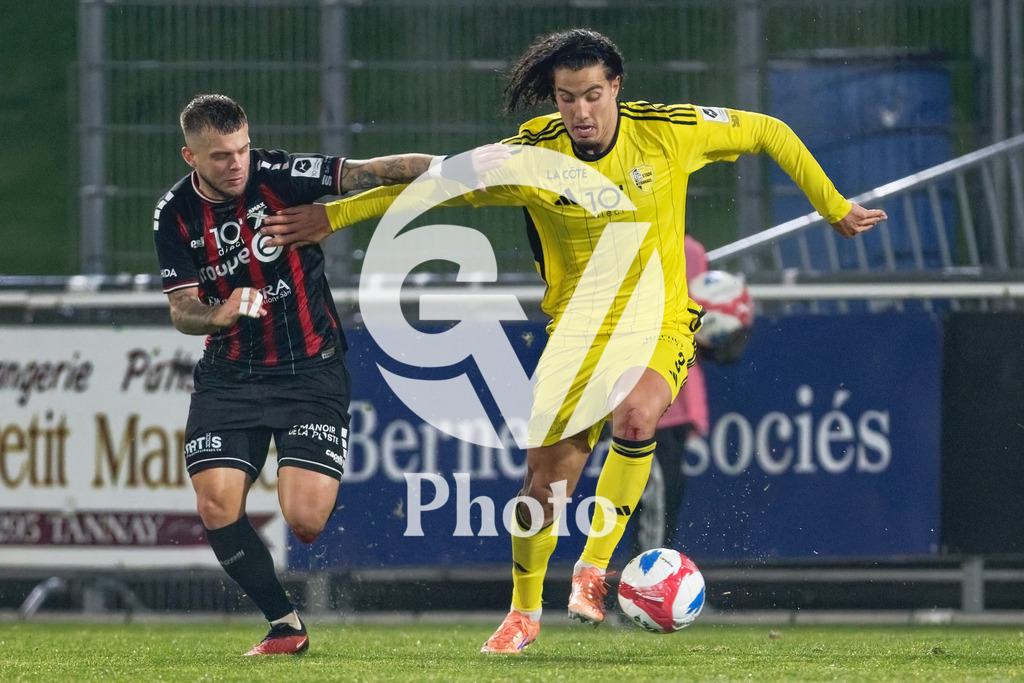 dieci Challenge League - FC Stade Nyonnais v Neuchatel Xamax FCS |  during the dieci Challenge League match between FC Stade Nyonnais and Neuchatel Xamax FCS at Centre sportif de Colovray in Nyon, Switzerland