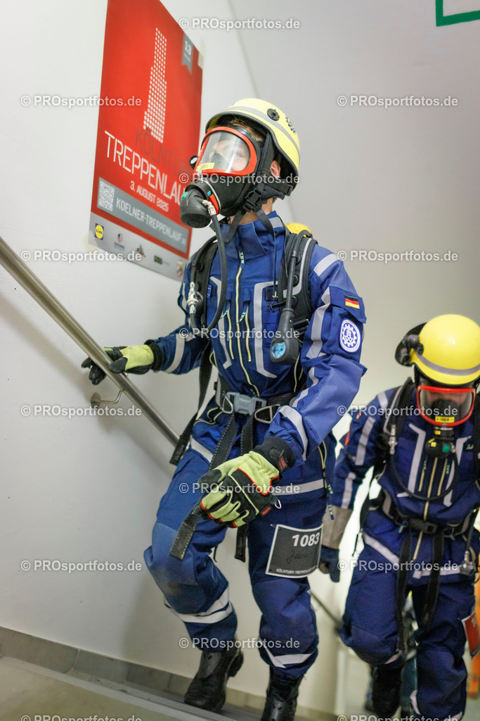 KölnTurm Treppenlauf; Köln, 03.08.2025 | Impressionen vom KölnTurm Treppenlauf am 03.08.2025 in Köln (Nordrhein-Westfalen). 