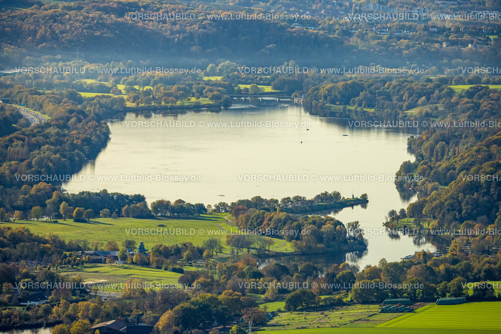 Bochum221100401 | Luftbild, Kemnader See und Waldgebiet, Querenburg, Bochum, Ruhrgebiet, Nordrhein-Westfalen, Deutschland