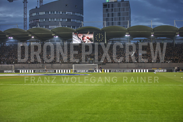 UEFA Europa League 2025/26: SK Sturm Graz vs SK Brann | Graz, Austria, 29.JAN.26 - SOCCER - UEFA Europa League, SK Sturm Graz vs SK Brann Bergen. The image shows fans of Sturm.