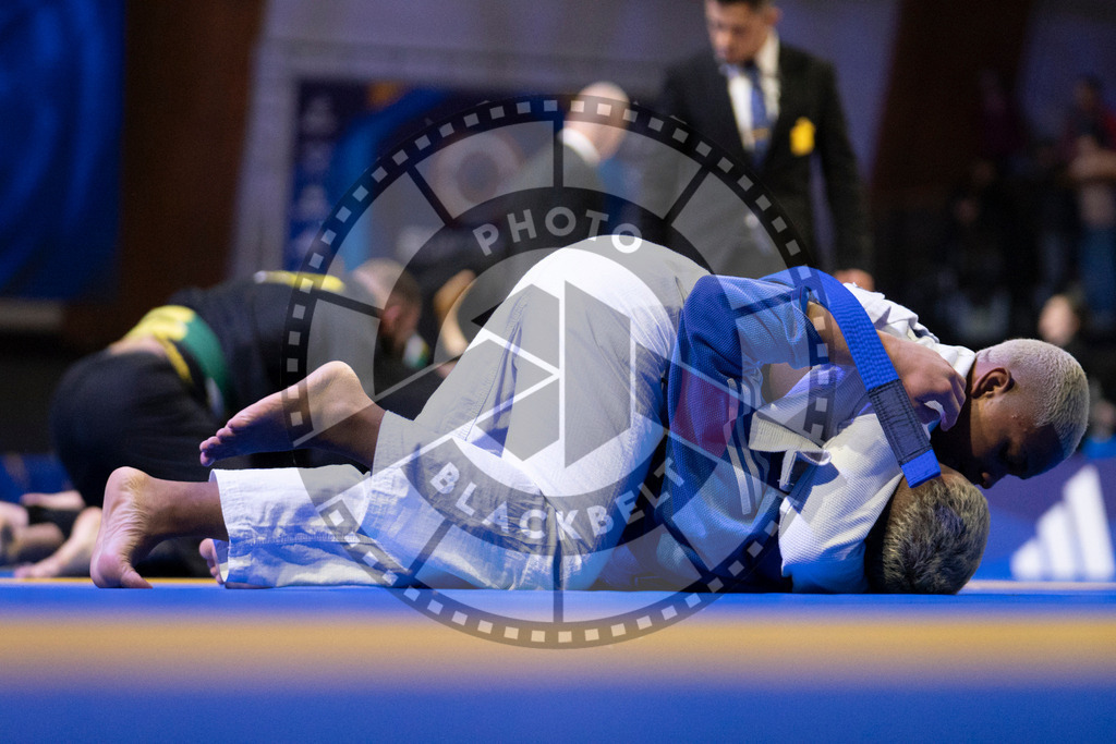 20240119PBB1417 | Fighters compete during the IBJJF European Championship in Paris, France, on January 19, 2024.