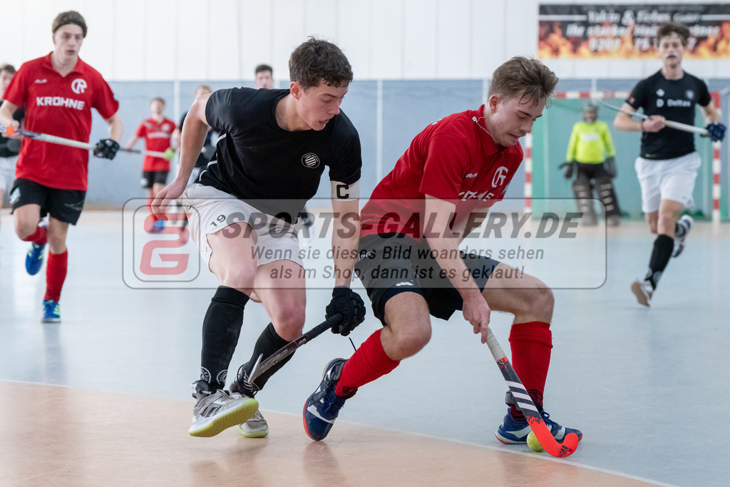 HK_20250202_102411 | 2. Bundesliga Halle Herren Club Raffelberg - Schwarz Weiss Köln am 2.2.2025 Halle am Raffelberg, Duisburg ,