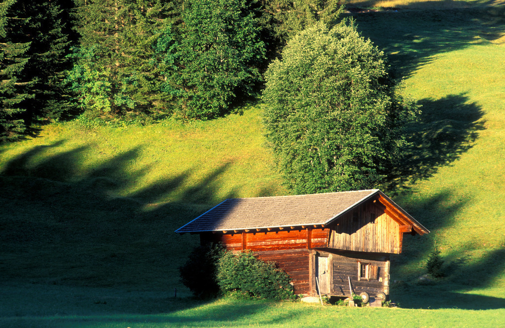 Heuschober | Ober Tilliach, Austria - January 21, 2007: Heuschober. - Realisiert mit Pictrs.com