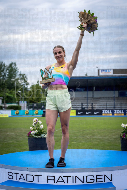 Multisport Event; Ratingen, 28.06.2026 | RATINGEN, GERMANY - JUNE 28, 2026 : Annik Kälin (SUI / Switzerland) the winner of the Multisport Event at Stadion Ratingen on June 28, 2026 in Ratingen, Germany.