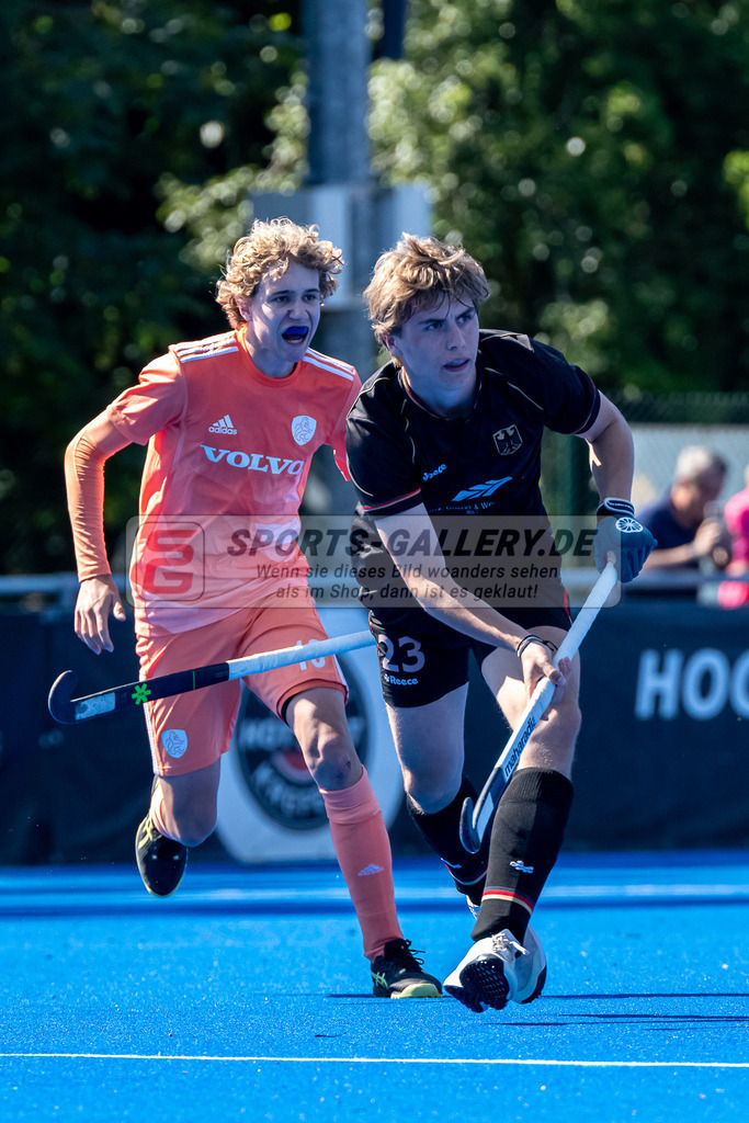 HK_20240628_102460 | MU18 Länderspiel Germany - Niederlande am 28.6.2024 Crefelder HTC, Krefeld ,