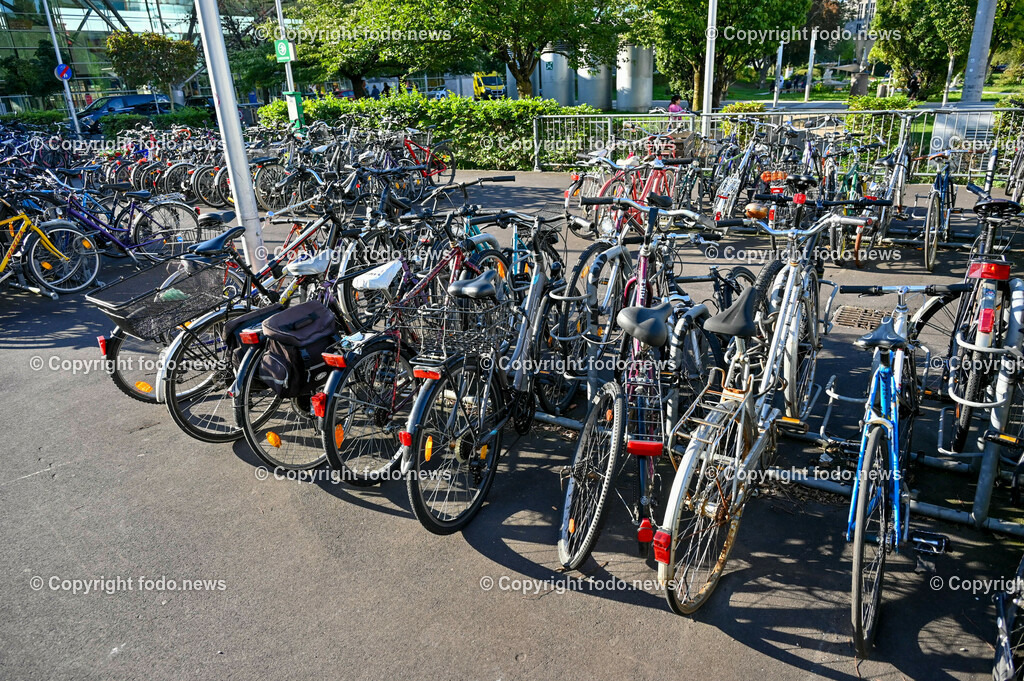 Hauptbahnhof Linz_ Fahrraeder_ 06.09.2023-2 | 06.09.2023, Hauptbahnhof Linz, AUT, Fahrraeder, Fahrräder, im Bild Abstellplatz fuer Fahrraeder am Hauptbahnhof Linz