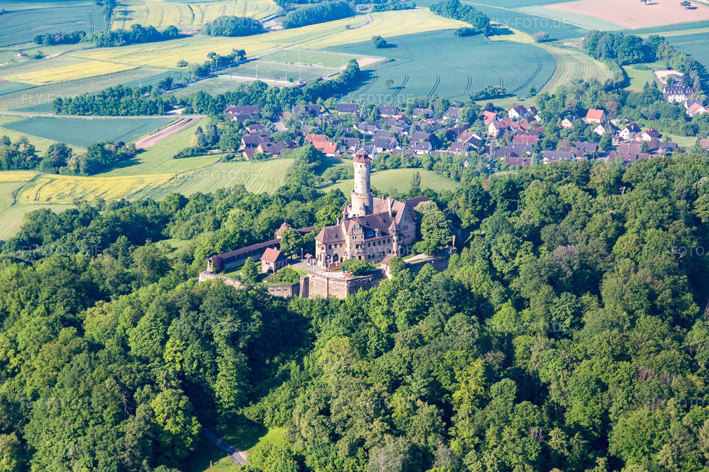 Luftbild: Bamberg, Wildensorg Altenburg im Ortsteil Wildensorg in Bamberg im Bundesland Bayern in Deutschland. Foto: IMG_099797.jpg vom 25.05.2017 durch Werner Riehm/FLY-FOTO.de