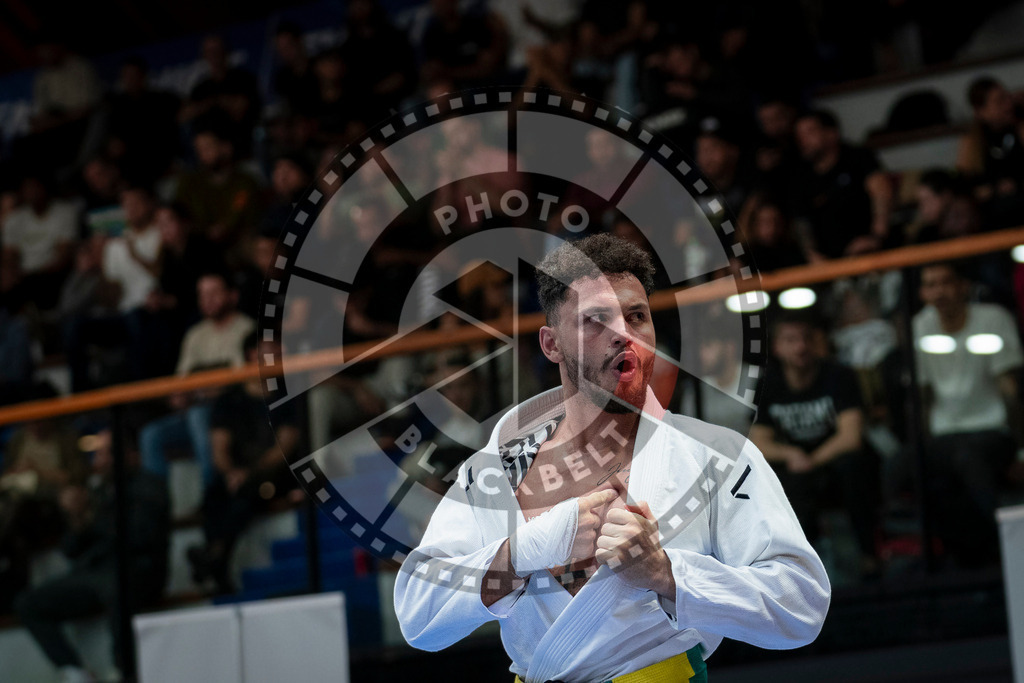20240126PBB1472 | Fighters compete during the Brazilian Jiu-Jitsu European Championship of the IBJJF in Paris, France, on January 26, 2024.