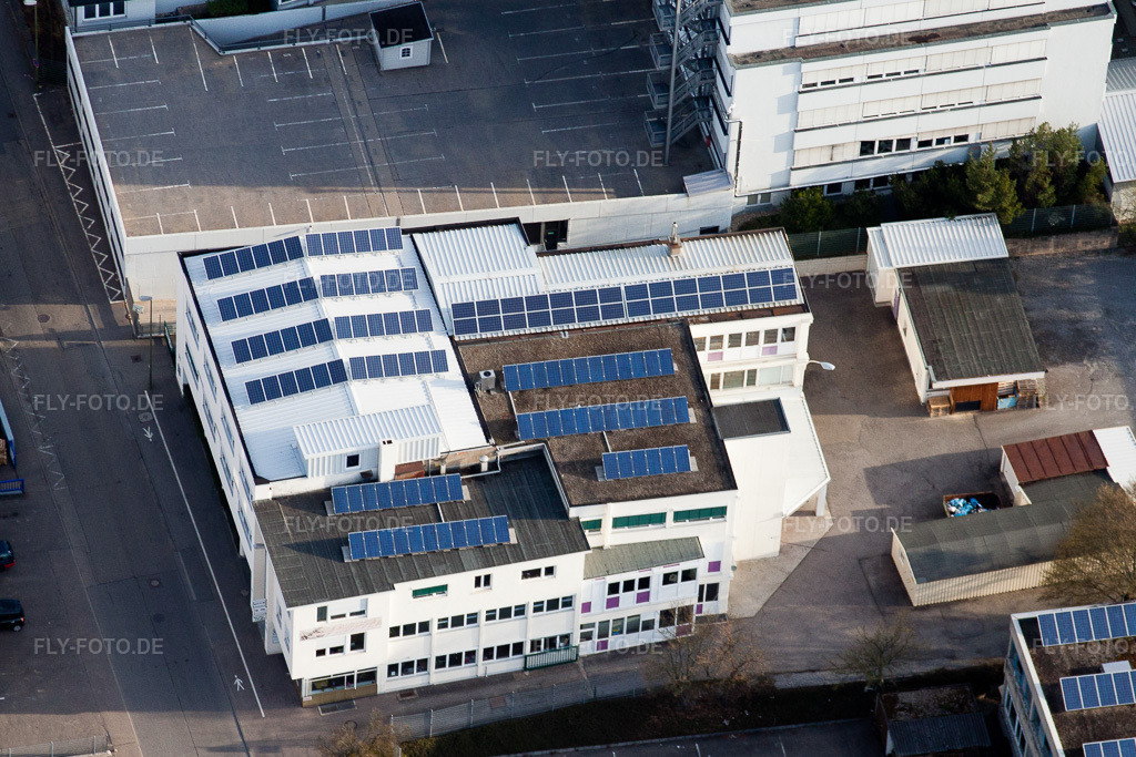 Luftbild: Firma Jilg, Dieselstr im Ortsteil Eltingen in Leonberg im Bundesland Baden-Württemberg in Deutschland. Foto: IMG_39064.jpg vom 03.04.2011 durch Werner Riehm/FLY-FOTO.de