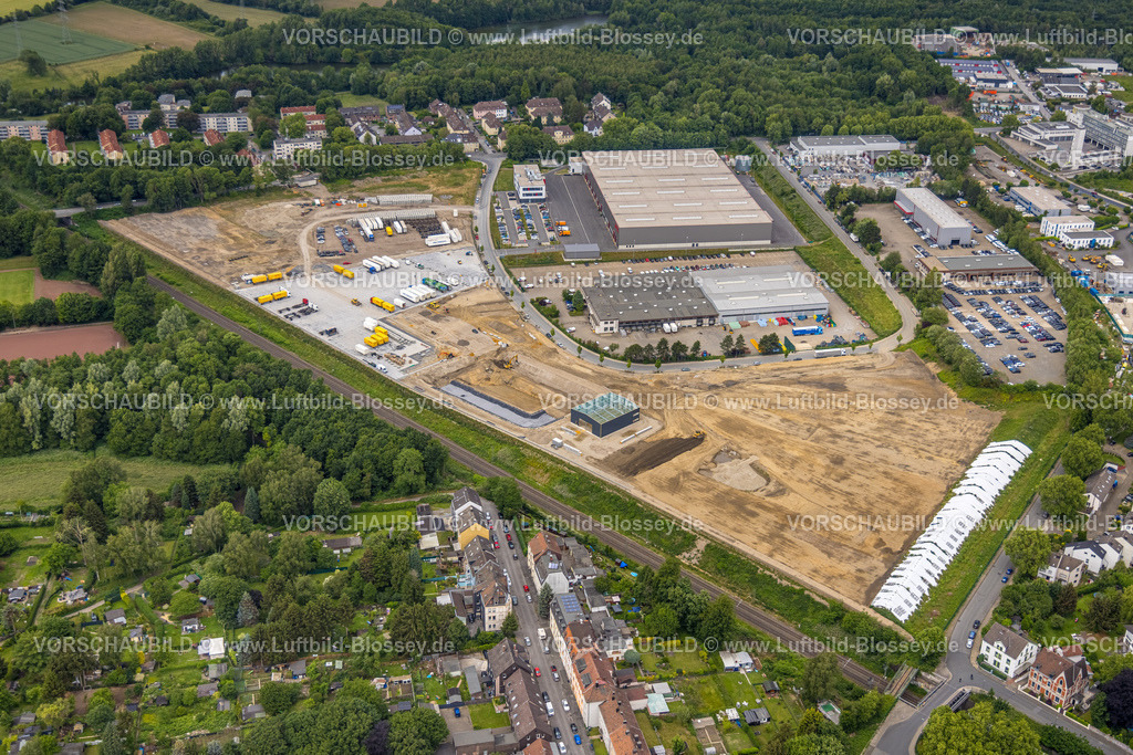 Bochum220604938 | Luftbild, Gewerbegebiet Arnoldschacht, mit BROCK Kehrtechnik, Werne, Bochum, Ruhrgebiet, Nordrhein-Westfalen, Deutschland