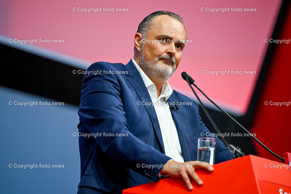 Bundesparteitag SPOE in Linz Design Center_ 03.06.2023-63 | 03.06.2023, Linz, AUT, Bundesparteitag SPOE in Linz Design Center, im Bild Hans-Peter Doskozil (SP, LH Burgenland)