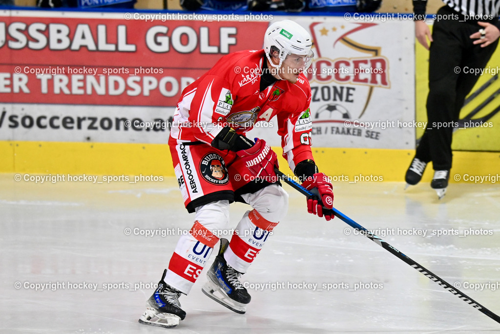 ESC Steindorf vs. ESV Ferlach | #91 Alagic Adis ESV Ferlach, ESC Steindorf vs. ESV Ferlach, ESC Steindorf vs. ESV Ferlach am 19.10.2024 in Steindorf (Ossiachersee Halle), Austria, (Photo by Bernd Stefan)