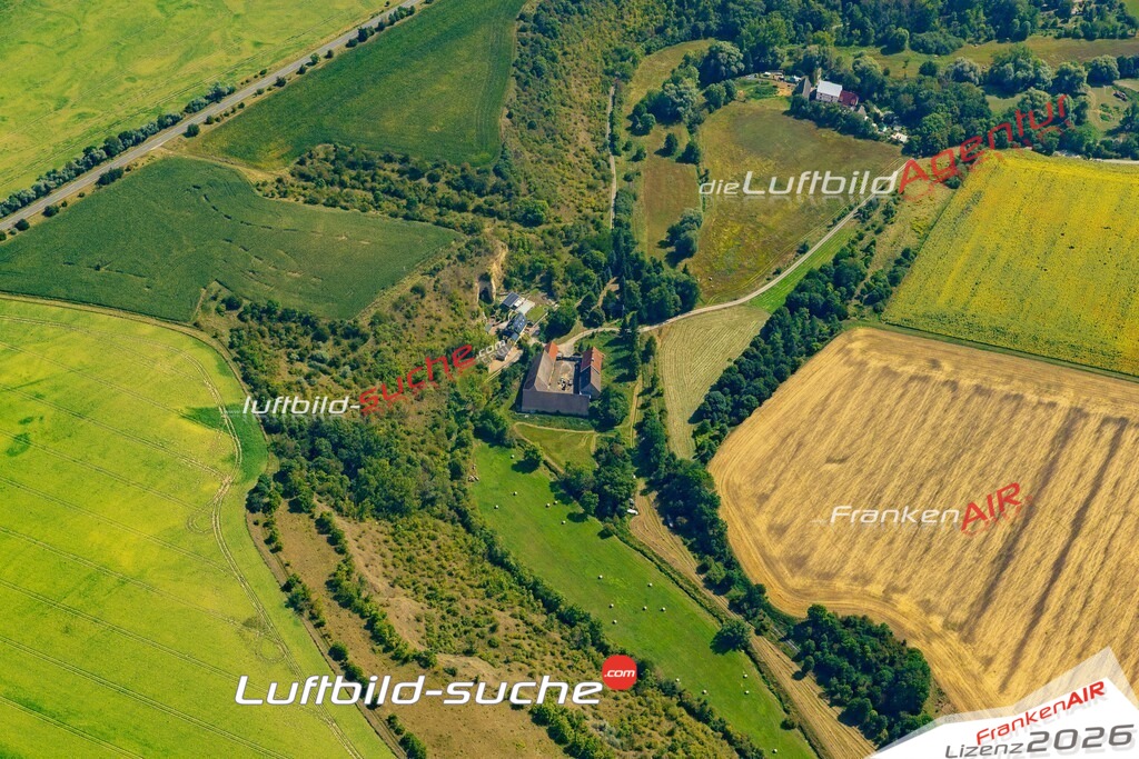 Luftaufnahme Esperstedt Obhausen - Die Luftaufnahme wurde 2025 vom UL-Flugzeug heraus erstellt ( ohne Drohne ) - Hochauflösende Luftaufnahme - für professionelle Ausdrucke geeignet. Die Geschenkidee !Mit Lizenz und Bildrechte bestellbar