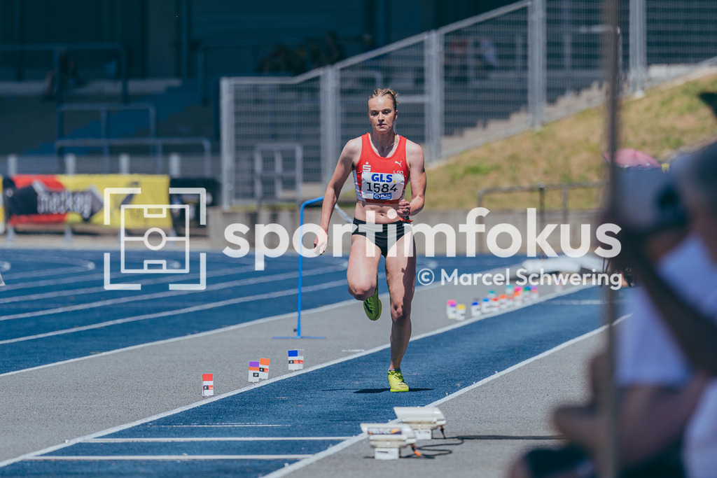 Deutsche Meisterschaften U20 / U16 2026 | Naemi Arndt, LG Olympia Dortmund, 1584 Dreisprung, Deutsche Meisterschaften der U20 &amp; U16 2026, Lohrheidestadion Bochum-Wattenscheid, 11.07.2026. Foto: Marcel Schwering / sportimfokus - Realisiert mit Pictrs.com