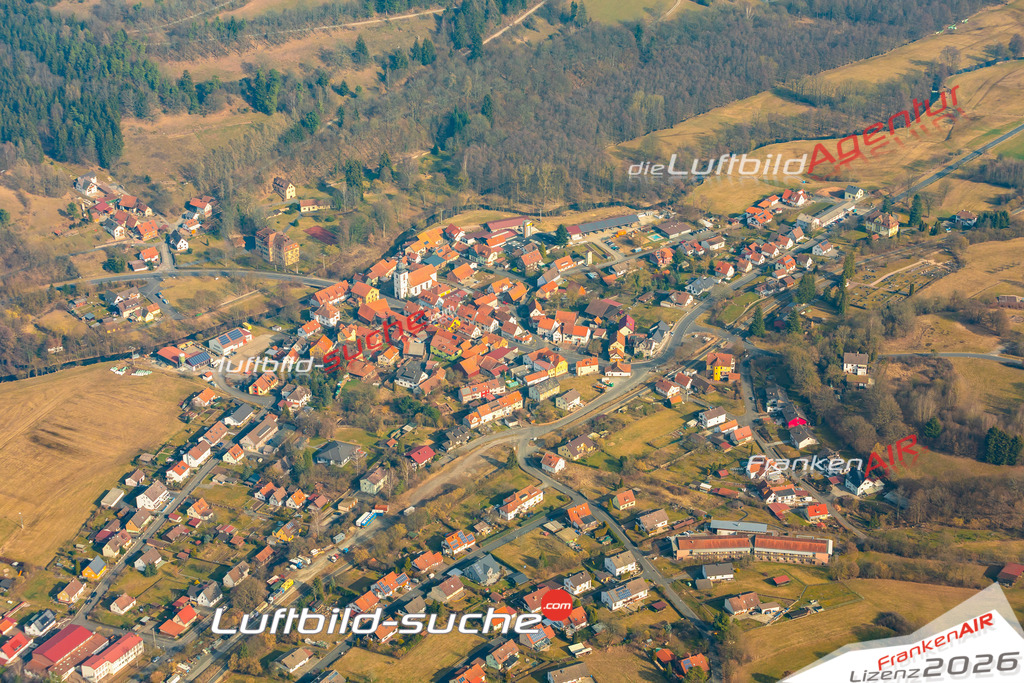 Das Luftbild der Stadt Zeitlofs wurde 2019 vom Flugzeug heraus erstellt (keine Drohne) Aufnahmehöhe ca.400 Meter- hohe Auflösung- beste Druck-Qualität garantiert!