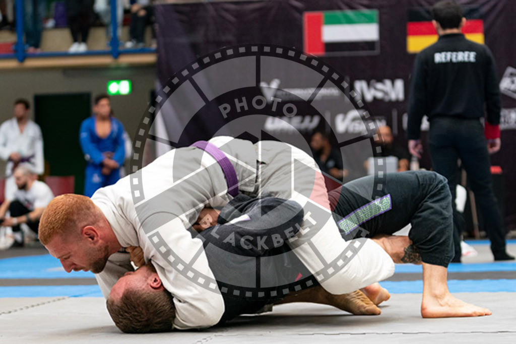 20230826PBB52662 | Fighters compete during the AJP INTLPRO BJJ and grappling competition in Hamburg, Germany, on August 26 2023.