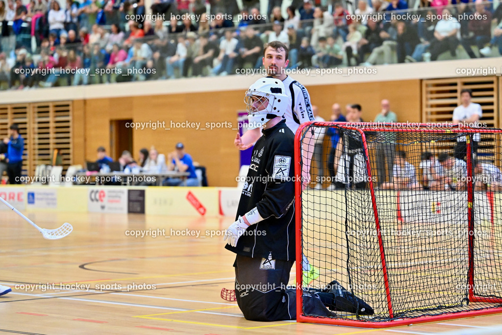 FBK Loka vs. VSV Unihockey | #80 Blaz Tomazin FBK Loka, FBK Loka vs. VSV Unihockey, FBK Loka vs. VSV Unihockey am 23.03.2025 in Villach (Ballspielhalle St. Martin), Austria, (Photo by Bernd Stefan)