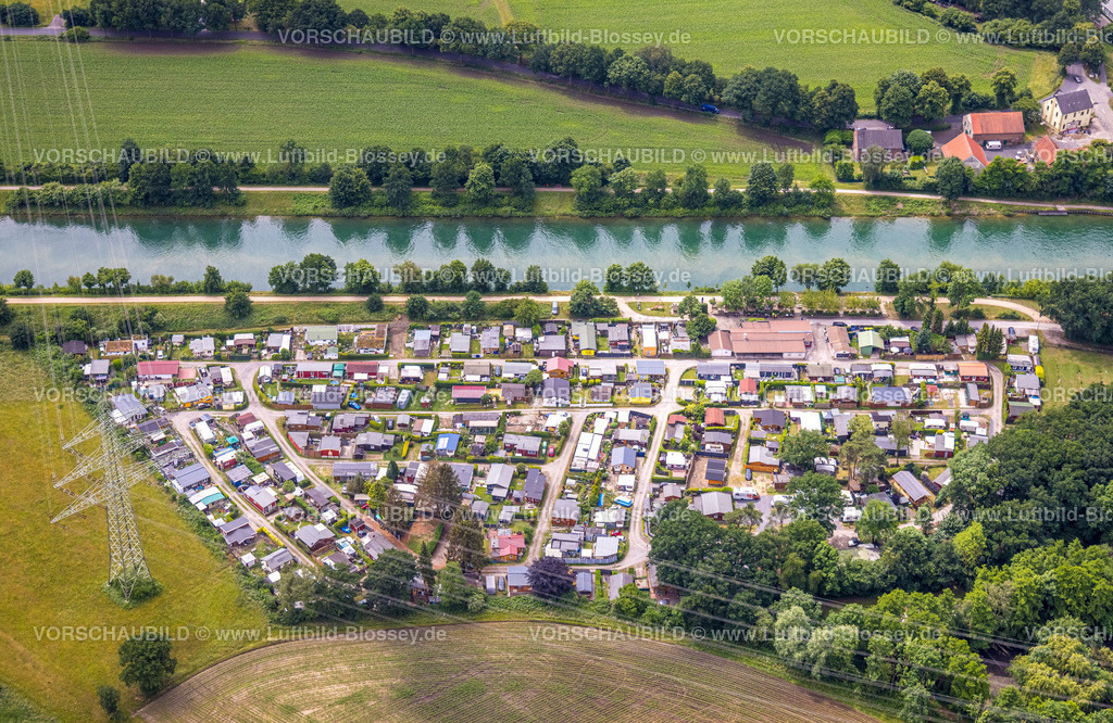 Dorsten220604753 | Luftbild, Campingplatz Schult im Anker, Östrich, Dorsten, Ruhrgebiet, Nordrhein-Westfalen, Deutschland