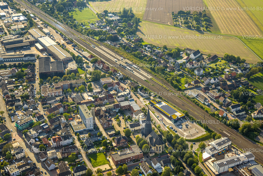 Beckum230805730Neubeckum | Luftbild, Beckum-Neubeckum Bahnhof, Neubeckum, Beckum, Münsterland, Nordrhein-Westfalen, Deutschland