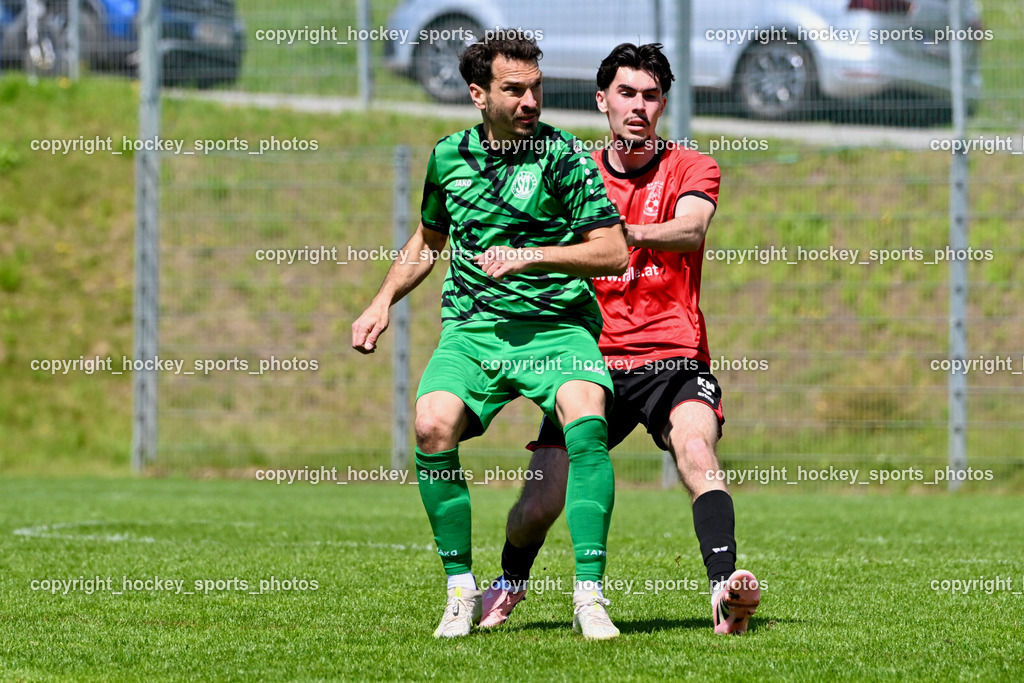 SC Landskron vs. SV Falle Maria Gail | #2 David Gräfischer SC Landskron, #5 Daris Omanovic SV Maria Gail, SC Landskron vs. SV Falle Maria Gail, SC Landskron vs. SV Falle Maria Gail am 17.05.2026 in Villach (Sportanlage Landskron), Austria, (Photo by Bernd Stefan)