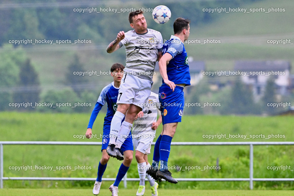 ASKÖ Köttmannsdorf vs. SV Dellach Gail | #7 Ziga Erzen ASKÖ Köttmannsdorf, #17 Anton Ereiz Dellach Gail, ASKÖ Köttmannsdorf vs. SV Dellach Gail, ASKÖ Köttmannsdorf vs. SV Dellach Gail am 15.05.2024 in Köttmannsdorf (Sportplatz Köttmannsdorf), Austria, (Photo by Bernd Stefan)