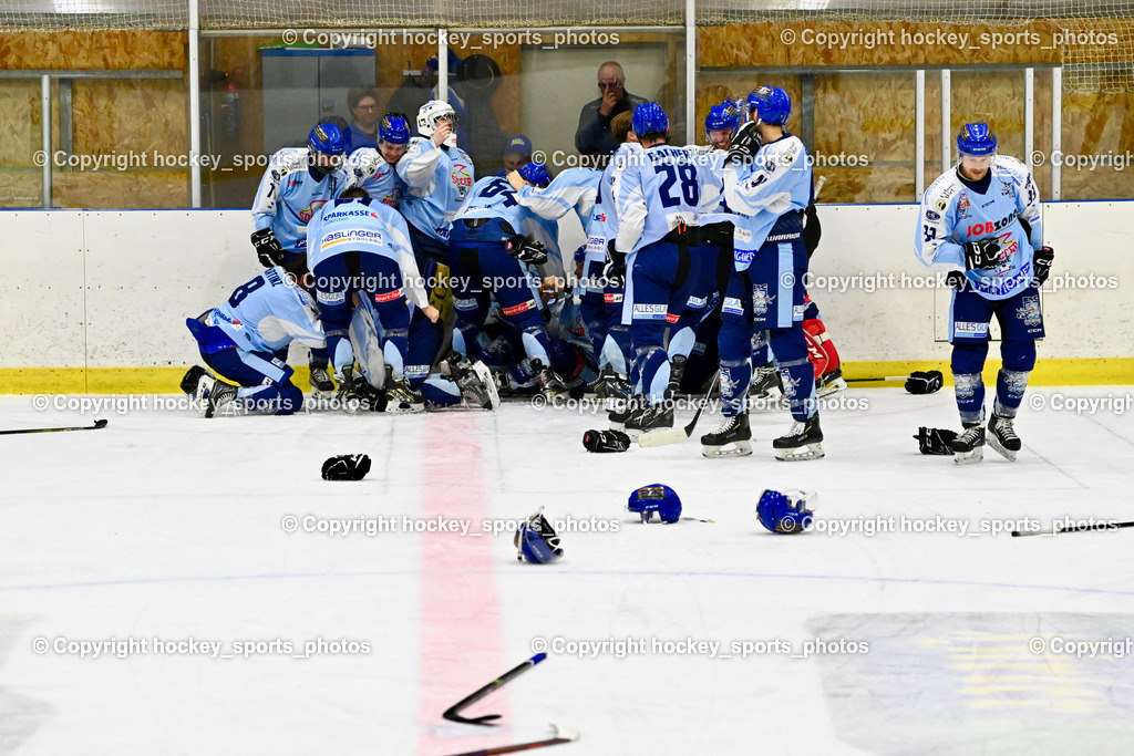  EHC Althofen vs. ESC Steindorf 9.3.202 | Jubel ESC Steindorf Mannschaft, Meister 2022/23, Meisterfeier