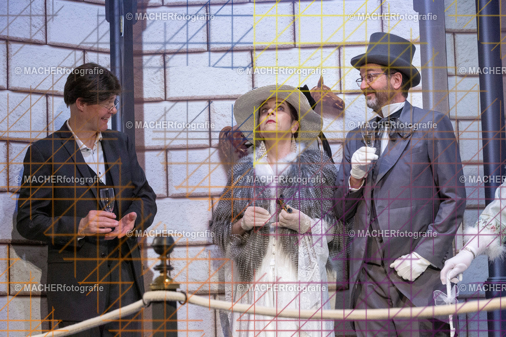 283_MFL-2025 | Portraitbilder von Regisseur; Darsteller; Techniker; Maske; Kostüme; Chor; Musiker; Bilderserie der Generalprobe und der Premierenvorstellung, Szenenbilder; Ausdrucksstudien; Bühnenüberblick; Bühnenkulissen; Pressefotos inkl. Redaktionsfoto Darstellergruppe.