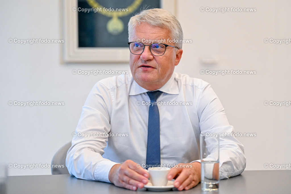Klaus Luger (SP_ Bgm. der Stadt Linz)_ 01.07.2024-1 | 01.07.2024, Altes Rathaus, AUT, Buergermeister Klaus Luger, im Bild Klaus Luger (SP, Buergermeister der Stadt Linz) 