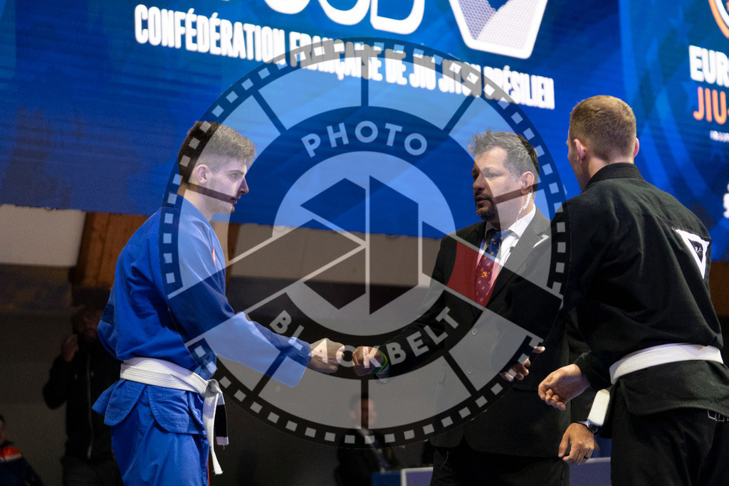 20240119PBB1179 | Fighters compete during the IBJJF European Championship in Paris, France, on January 19, 2024.