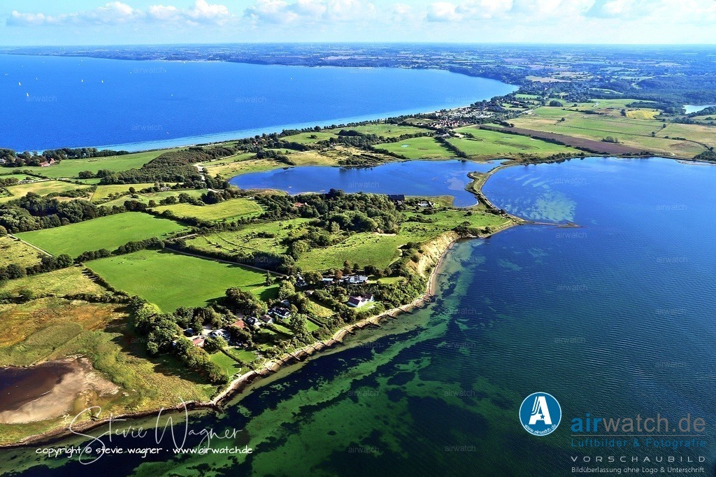 Luftbild Halbinsel Holnis bei Glücksburg | Luftbild Halbinsel Holnis bei Glücksburg