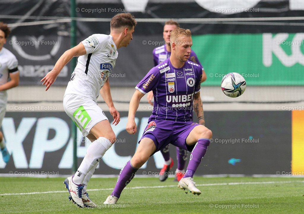 A_LUI_08052022_12 | SPORT,FUSSBALL,TIPICO BUNDESLIGA AUSTRIA KLAGENFURT-STURM GRAZ 08.08.2022 IM BILD: IVAN LJUBIC (STURM GRAZ) UND FLORIAN JARITZ (KLAGENFURT) FOTO:FOTOLUI