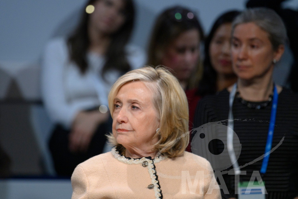 _DWA0179 | Die US-Politikerin Hillary Clinton auf der Veranstaltung Girls Just Want to Have Fundamental Rights: Fighting the Global Pushback im Rahmen der Münchner Sicherheitskonferenz 2026. München, 14.02.2026 Bayern Deutschland - Realisiert mit Pictrs.com