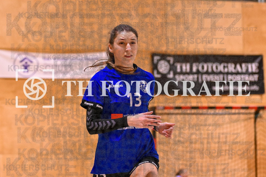 GER, SG Maulburg/Steinen - TuS Helmlingen, Handball, Suedbadenliga, 14. Spieltag, Saison 2023/2024, 17.02.2024 | Gina Bechtold (TuS Helmlingen, #13)

GER, SG Maulburg/Steinen - TuS Helmlingen, Handball, Suedbadenliga, 14. Spieltag, Saison 2023/2024, 17.02.2024

Foto: TH Fotografie/Thomas Hess