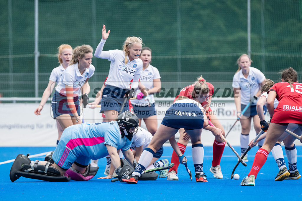 HK_20230923_104589 | 2. Bundesliga Damen Crefelder HTC - Hannover 78 am 23.9.2023 CHTC, Krefeld , Carla Mauersberg Torfrau ( Hannover 78 #78 )