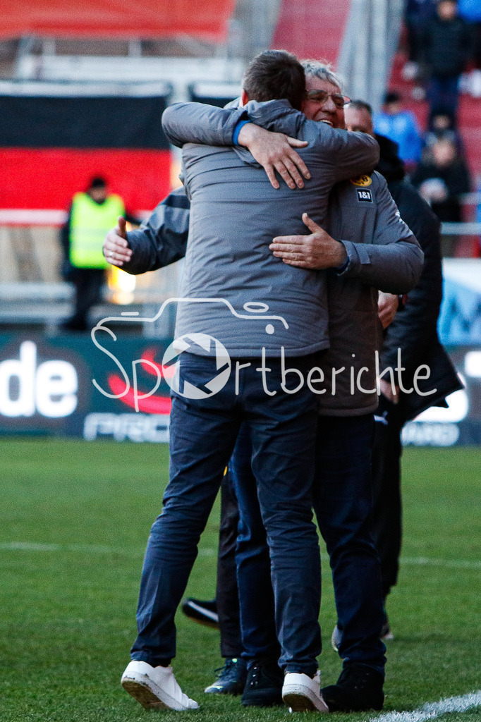FC Ingolstadt - Borussia Dortmund Amateure | Christian PREUSSER Trainer BVB freut sich ueber den Sieg in Ingolstadt / DFL REGULATIONS PROHIBIT ANY USE OF PHOTOGRAPHS AS IMAGE SEQUENCES AND/OR QUASI-VIDEO