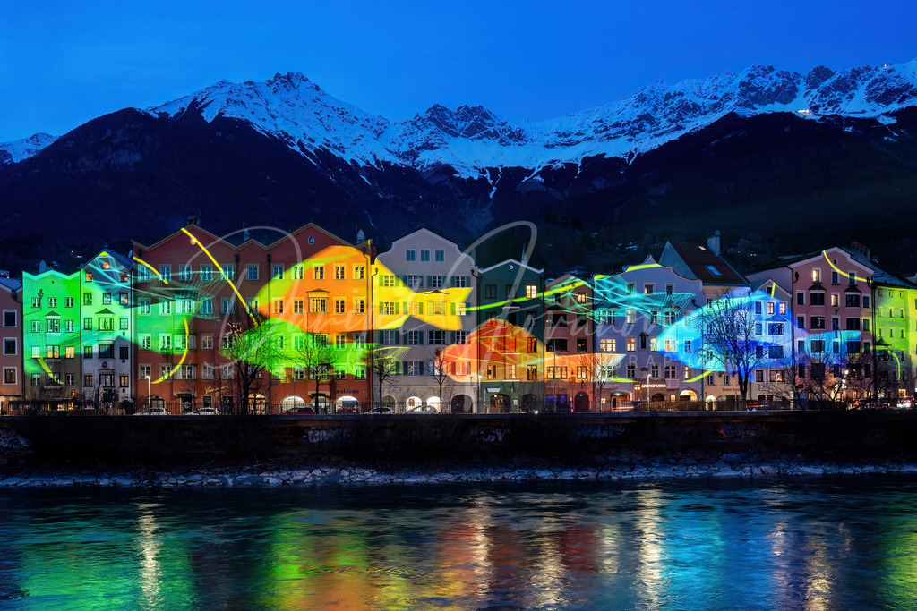 Bergsilvester | Fassadenmapping Mariahilf