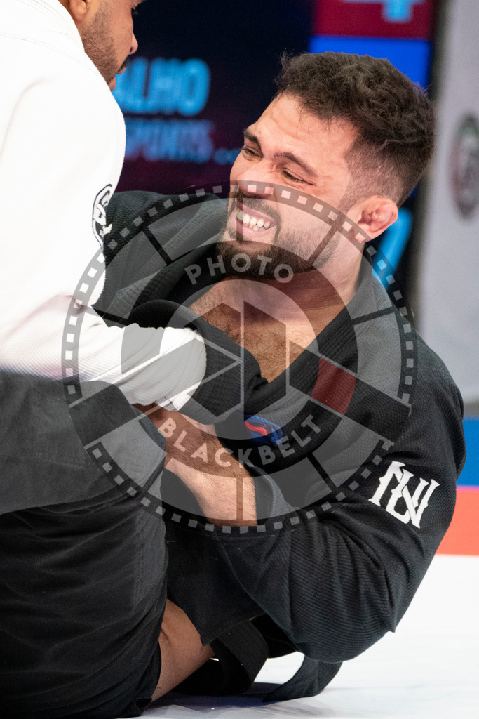 20231106PBB1440 | Fighters compete during the AJP World Master Championship in the Mubadala Arena in Abu Dhabi, Arab United Emirates, on November 6, 2023.