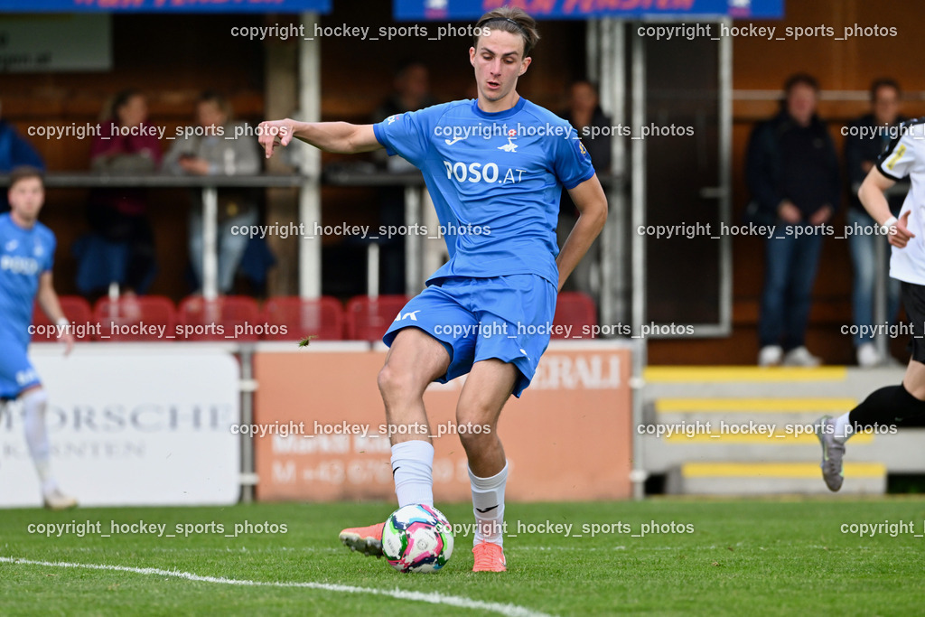 SAK vs. SV Spittal Drau 1921 | #5 Jakob Geister SAK, SAK vs. SV Spittal Drau 1921, SAK vs. SV Spittal Drau 1921 am 23.05.2025 in Klagenfurt (Sportpark Welzenegg), Austria, (Photo by Bernd Stefan)