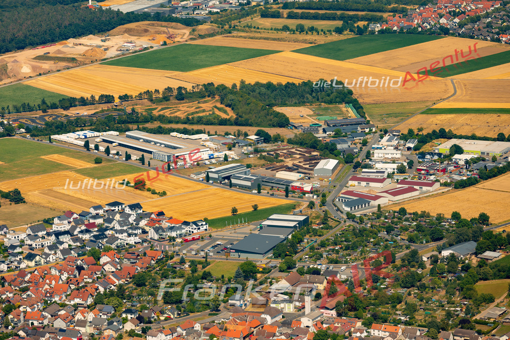 gewerbegebiet-schaafheim-1002-2023 | Das Luftbild zeigt : Gewerbegebiet Schaafheim - Die Luftaufnahme wurde 2023 vom UL-Flugzeug aus erstellt ( keine Drohne ) - 
Hochauflösende Luftaufnahme - Für grossformatige Ausdrucke geeignet. Die Geschenkidee !
Mit Lizenz und Bildrechte bestellbar