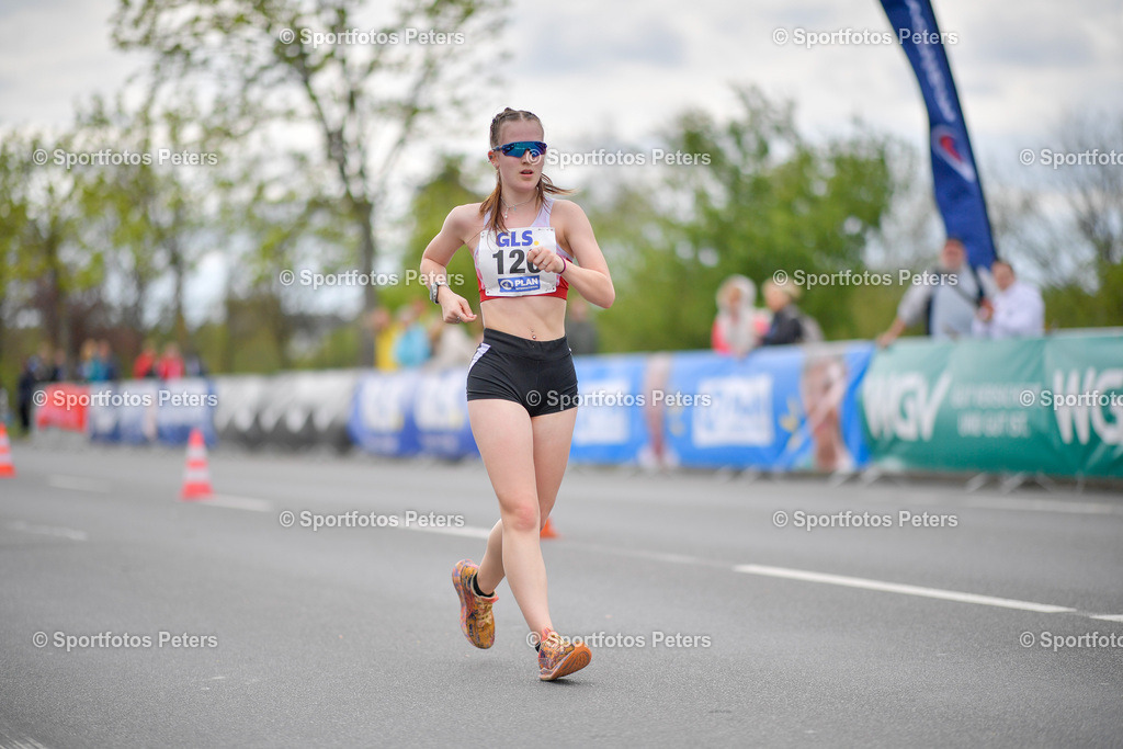 _KP19633_1 | 13.04.2025, xkaix, Leichtathletik Deutsche Meisterschaft 2025, Straßengehen v.l. Lara Jolie Feigl (SC Potsdam) - Realisiert mit Pictrs.com