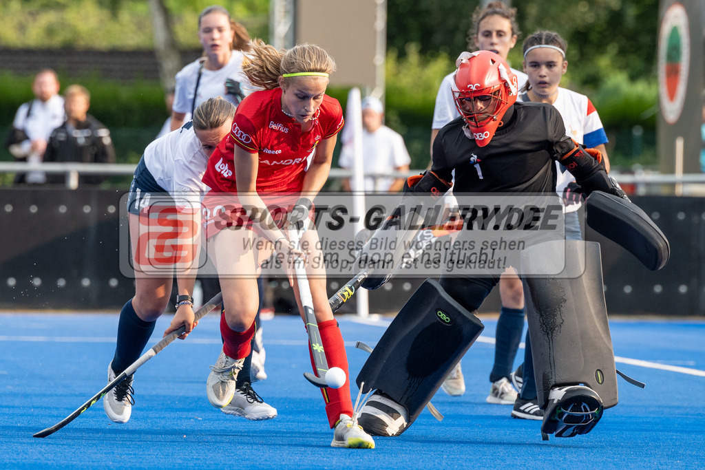 SFE_20230713_0054 | EuroHockey EM U18 Girls France vs Belgium am 13.07.2023 in Krefeld (Gerd-Wellen-Hockeyanlage), Photo: Stephan Fehrmann 2023 (Sports-Gallery)