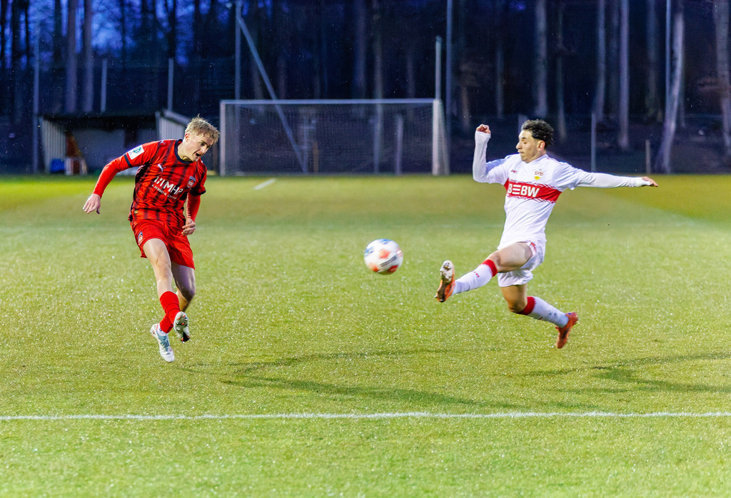 FCHVFB_260325_3-10 | 1.FC Heidenheim 1846 vs. VfB Stuttgart, Fußball, A-Junioren, Verbandspokal, 2025/2026, 25.03.2026 in Heidenheim, Rasenplatz, Walter-Birkhold-Jugendstadion(Foto: Michael Bulling) - Realisiert mit Pictrs.com